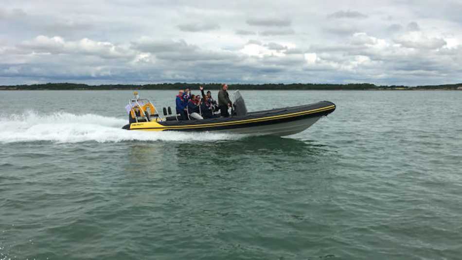We had a fantastic time on the Solent during our treasure hunt!